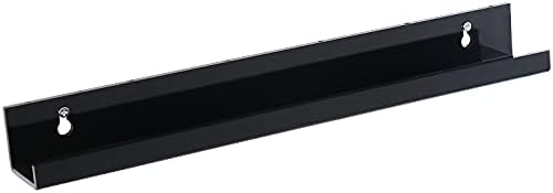 Sooyee 6 Pack 15 Inch Floating Shelf, Black