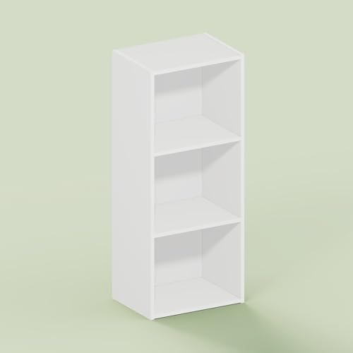 Hagen 3 Cube Bookcase, Display Shelf, Open Shelf, for Living Room and Home Office, White