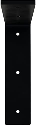 2" W x 8" D x 8" H Hamilton Steel Bracket, Powder Coated Black