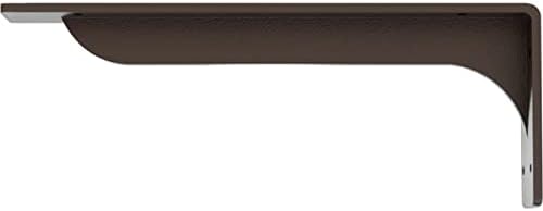 Ekena Millwork BKTM02X14X05EBHBR Steel Bracket Embrey, 2"W x 14"D x 5 1/4"H, Hammered Brown
