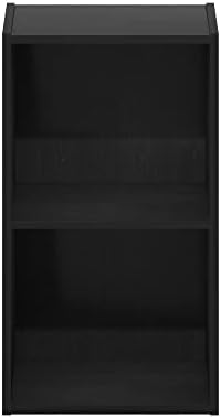 Furinno PASIR Book Shelf, 2-Tier Modern Bookshelf, Open Shelves Cube Bookcase, 9 x 12 x 21, Easy Assembly, Closed Back, 