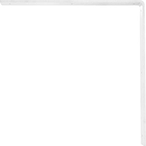 Ekena Millwork BKTM02X16X16HAHWH 2 inch W x 16 inch D x 16 inch H Hamilton Steel Bracket, Hammered White