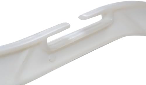 NAHANCO 17" Medium Weight Plastic Shirt Hanger, White (Pack of 100), Made in USA