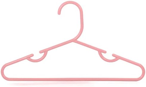 HANGERWORLD Kid's Hangers for Baby Nursery and Children's Closet Clothes Storage (20 Pack, Pink)