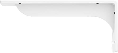 Ekena Millwork BKTM02X12X05EBPWH Steel Bracket Embrey, 2"W x 12"D x 5 1/4"H, White Primer