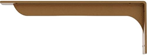 Ekena Millwork BKTM02X18X06EBHGO Steel Bracket Embrey, 2"W x 18"D x 6 1/2"H, Hammered Gold