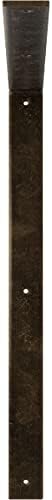 2" W x 24" D x 24" H Hamilton Steel Bracket, Antiqued Pale Gold