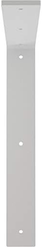 Ekena Millwork BKTM02X14X14HAPWH 2 inch W x 14 inch D x 14 inch H Hamilton Steel Bracket, White Primer