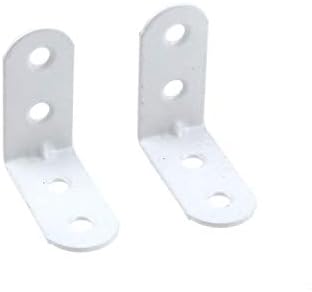 Coshar 20 Pcs Small Right Angle Bracket Corner Brace L Shape Shelf Bracket