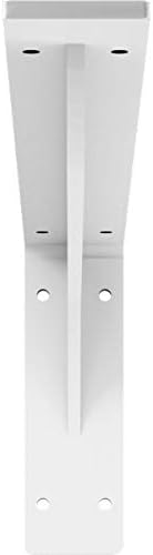 Ekena Millwork BKTM02X20X06EBPWH Steel Bracket Embrey, 2"W x 20"D x 6 1/2"H, White Primer