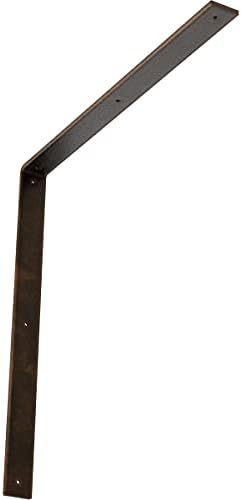 2" W x 24" D x 24" H Hamilton Steel Bracket, Antiqued Bronze