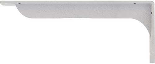 Ekena Millwork BKTM02X16X06EBHWH Steel Bracket Embrey, 2"W x 16"D x 6 1/2"H, Hammered White