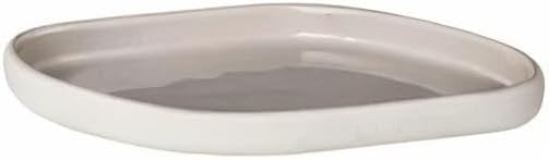 blomus SONO Bathroom Countertop Oval Tray Organizer, Moonbeam (Cream)