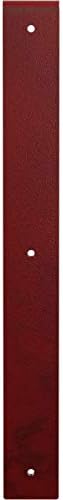 2"W x 18"D x 18"H Hamilton Steel Bracket, Hammered Bright Red