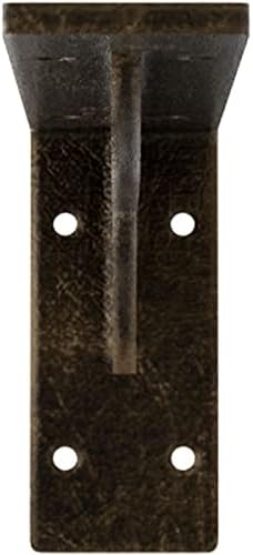 2" W x 10" D x 4 3/4" H Embrey Steel Bracket, Antiqued Pale Gold
