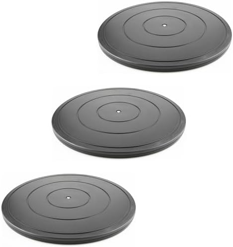 16 Inch Lazy Susan Turntable - Heavy Duty Rotating Swivel Steel Ball Bearings - Flat Base Stand for TV/Computer/Monitor/