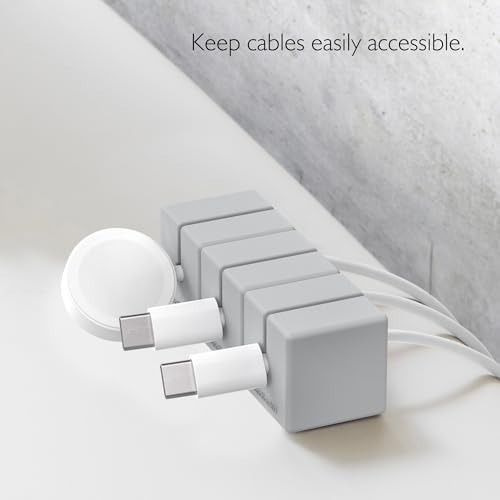 Function101 Weighted Magnetic Cable Blocks – Non-Adhesive Anchors for Cable Organization – Weighted Cord Holders & Acces