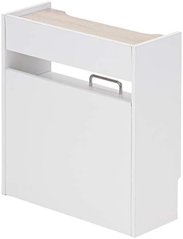 Takeda Corporation Oak/WH H9-KSB43OAK Cable Storage Box, Vintage Style, 1.7 x 6.5 x 1.8 inches (42.5 x 16.5 x 45 cm)