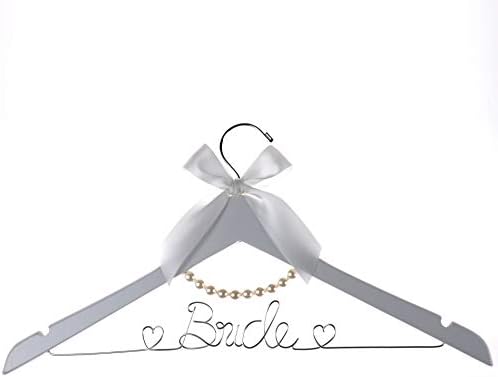 Exquisite Solid Wood Bridal Hanger with Elegant Design - Perfect for Wedding Décor, Gift-Giving & Bridal Bath Celebratio