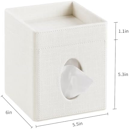 PU Leather Tissue Box Cover Square Tissue Box Holder Tissue Holder