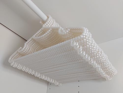20 Pieces Plastic Heavy Duty Pearl Hangers. Bride Hanger for Wedding Dress. Bridesmaid Hangers. Hanger for Shirt, Pants, Clothing, Coat, Bridal, Sweater and Home Decor. (PH6)