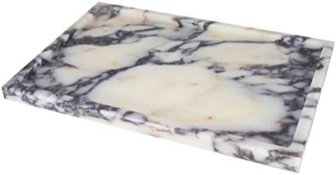 Real Luxurious Natural Marble Vanity Tray Genuine Marble/Stone Storage Tray for Home Decor Bathroom/Kitchen/Vanity/Dress