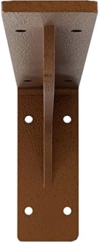 Ekena Millwork BKTM02X12X05EBHCO Steel Bracket Embrey, 2"W x 12"D x 5 1/4"H, Hammered Copper