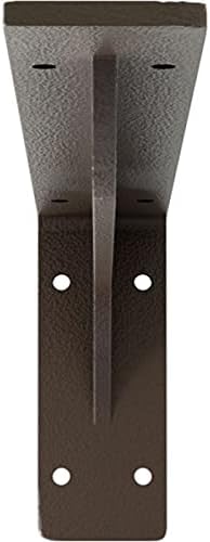 Ekena Millwork BKTM02X14X05EBHBR Steel Bracket Embrey, 2"W x 14"D x 5 1/4"H, Hammered Brown