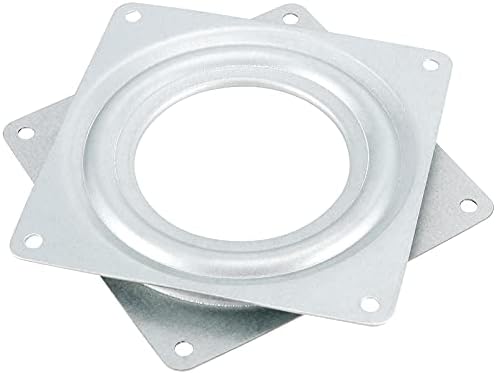 JOIKIT 20 Pack 4 Inch Lazy Susan Hardware Bulk，Lazy Susan Turntable Bearing Plate with Screws, Bearing Swivel Plates for