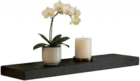 Joel’s Antiques 24 Inch Wooden Floating Shelves for Wall - 24x6x2 in