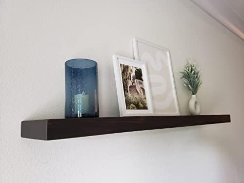 Joel’s Antiques 42 Inch Wooden Floating Shelves for Wall - 42x6x2 in - Made of Natural Wood - Short Heavy Duty Rustic Wa