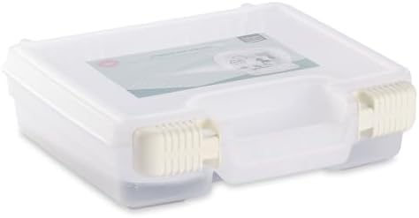 Vaessen Creative Magnetic Stamping Stencils and Embossing Folders Plastic Storage Box for Carrying and Storing Metal Cut