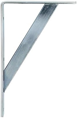 Amig - Wall Shelves | Corner for Shelves | Shelf Bracket | Steel | Zinc Plated | Measurement: 11´8" x 8´9" | Maximum Rec