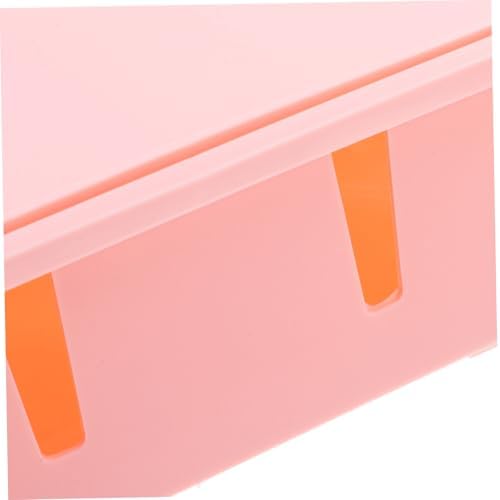 Pink Plug Storage Box for Power Strip, ABS Plastic Cord Organizer