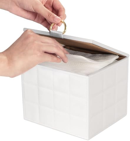 Disposable Face Towel Holder Box XL for Clean Skin Club Organizers