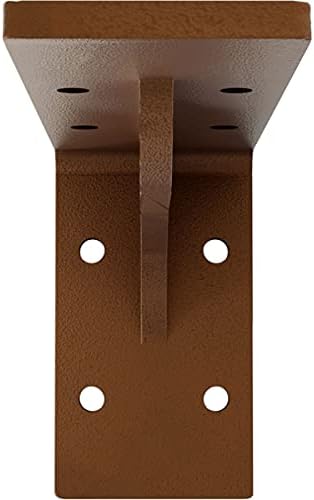 Ekena Millwork BKTM02X06X03EBHCO Steel Bracket Embrey, 2" W x 6" D x 3 3/4" H, Hammered Copper