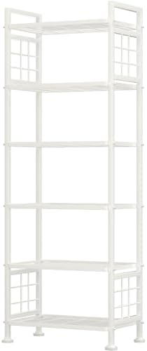 GIOTORENT 6-Wire Garage Shelving Storage Shelves, Metal Shelving Unit Pantry Rack, Kitchen Storage Adjustable Shelf 900L