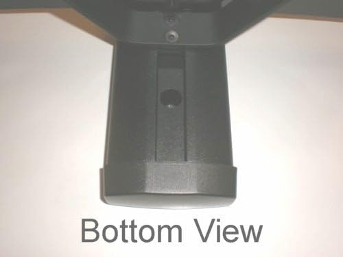 Omnimount Tria 1 B 1-Shelf Wall Furniture - Black/Dark Glass
