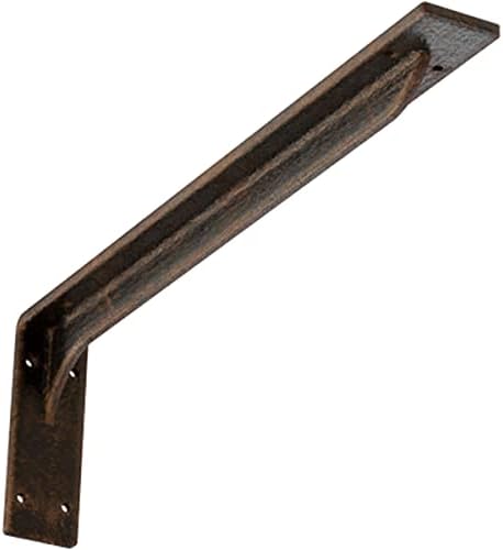 2" W x 20" D x 6 1/2" H Embrey Steel Bracket, Antiqued Bronze