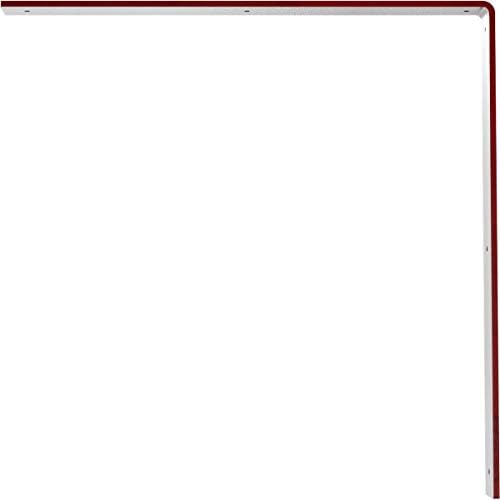2"W x 20"D x 20"H Hamilton Steel Bracket, Hammered Bright Red