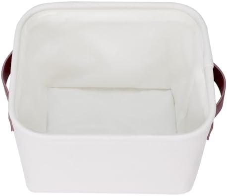 Small Fabric Storage Bins, Mini Storage Cubes, 7.8x6.7x5.9 Inch