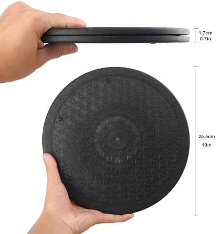 8 Pack 10 Inch Lazy Susan Turntable, Heavy Duty Lazy Susan Turntable Organizer, Premium 10 Inch Rotating Swivel Stand fo