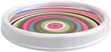 French Bull Lazy Susan Large Melamine Rotating Dinnerware Platter Turntable Table, Serving, Party, Kitchen, Organizing, 