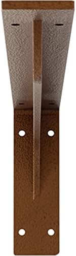 Ekena Millwork BKTM02X20X06EBHCO Steel Bracket Embrey, 2"W x 20"D x 6 1/2"H, Hammered Copper