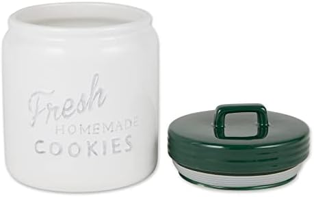 DII Kitchen Accessories Collection Ceramics, Cookie Jar, Green