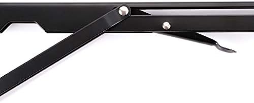 Sumnacon 2 Pcs 20 Inch Sturdy Folding Shelf Brackets - Heavy Duty Triangle Table Bench Folding Shelf Brackets, Wall Moun