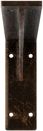 2" W x 20" D x 6 1/2" H Embrey Steel Bracket, Antiqued Bronze