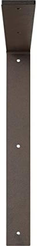 2"W x 16"D x 16"H Hamilton Steel Bracket, Hammered Brown