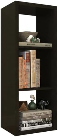 CTESNE【2026 Wooden Thick Frame 3 Cube Storage Organizer Shelf with Anti-Tipping Kits + Reversible Open Back Bookcase, Ho