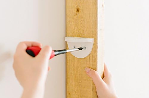 Shelf Bracket for Building Wall Shelves | Diawall 2 x 4 Bracket - Black | Build Shelving with Ease | Renters Storage Sol